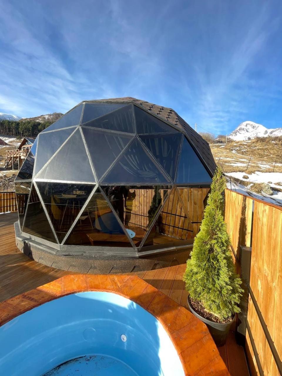 Gabua Glamping Villa Kazbegi Exteriör bild